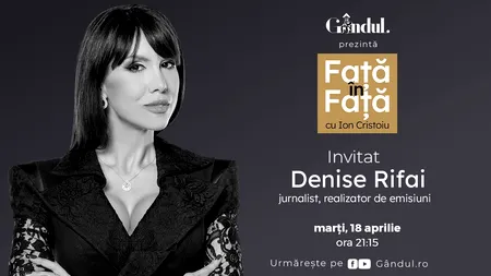 ‘’Față în față cu Ion Cristoiu’’ începe marți, 18 aprilie, de la ora 21.15
