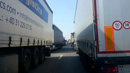 Protestul transportatorilor continuă. Pompierii din Capitală nu au putut ajunge la un incendiu din cauza blocajului