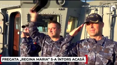 „Hai la tati!” Momentul EMOȚIONANT în care un marinar român își îmbrățișează copilul, după întoarcerea din misiune