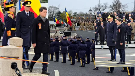 Parada de 1 Decembrie de la Arcul de Triumf s-a încheiat. Nicușor Dan s-a fotografiat cu militarii