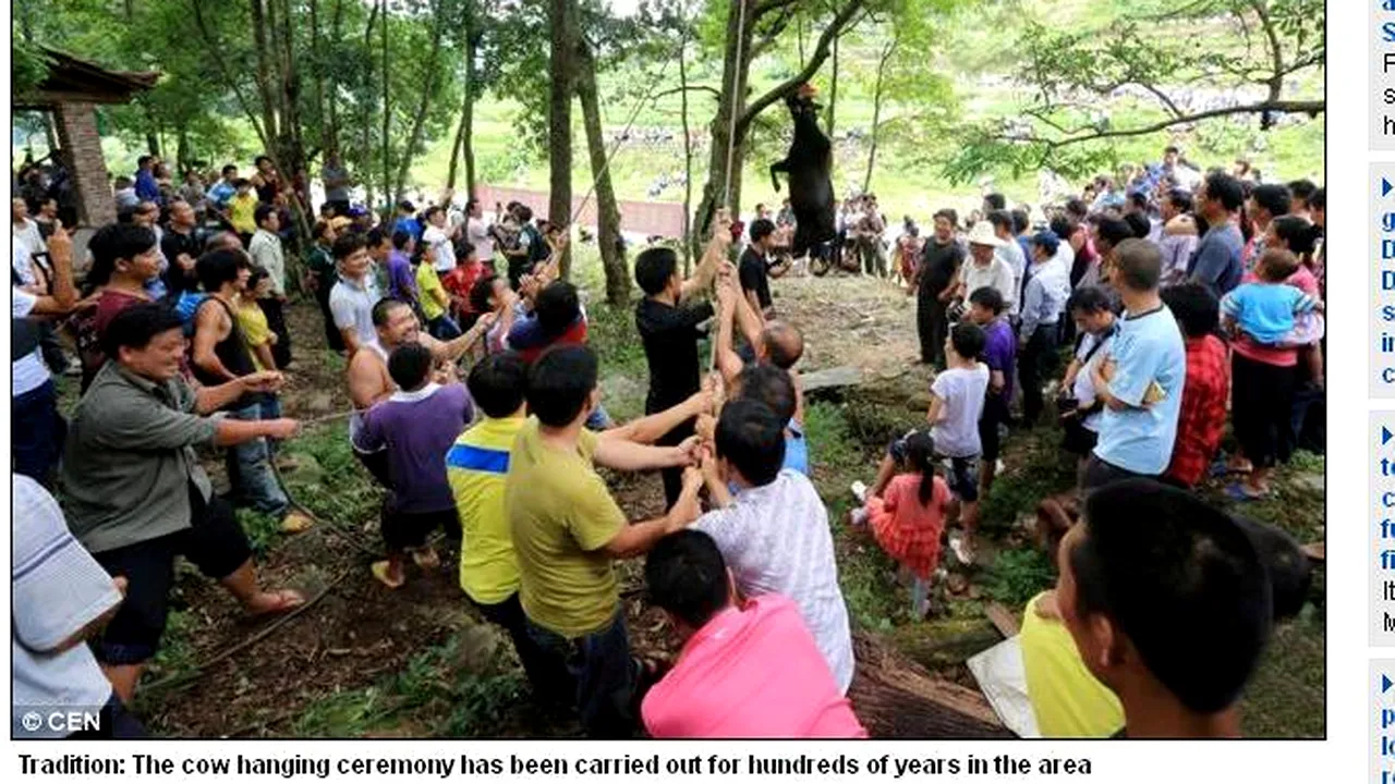 FOTO. Tradiția care îi obligă pe chinezi să asiste la un 