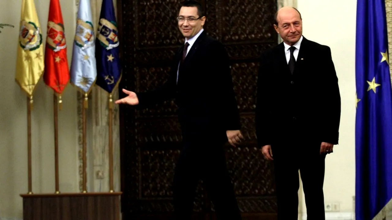 Coabitarea Băsescu - Ponta a început să scârțâie. 