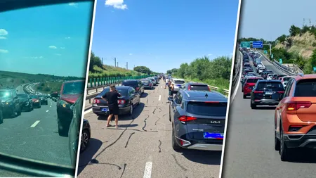 Haos pe Autostrada A2, pe sensul spre Capitală. Patru persoane rănite și coloane kilometrice de mașini, în urma a două accidente
