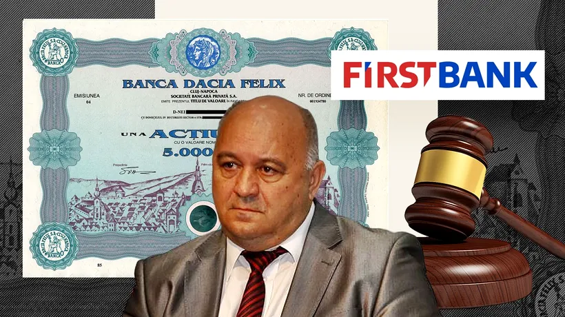 Lichidatorul AFACERILOR lui Sever Mureșan vrea, după 30 de ani, pachetul majoritar al First Bank, în curs de vânzare. Cât ar accepta la negocieri