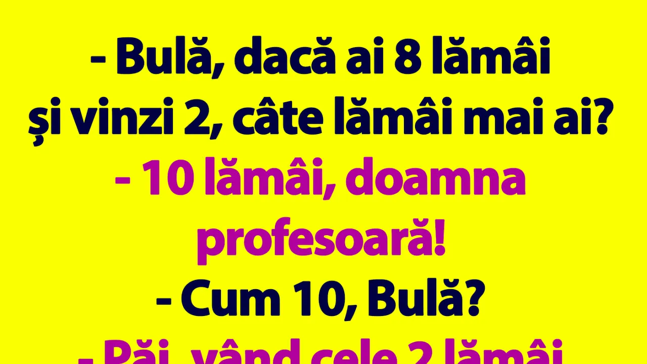 BANC | Bulă și lămâile