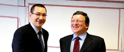 Ponta: Barroso, mesaj extrem de pozitiv privind organizarea de către România a forumului cu China