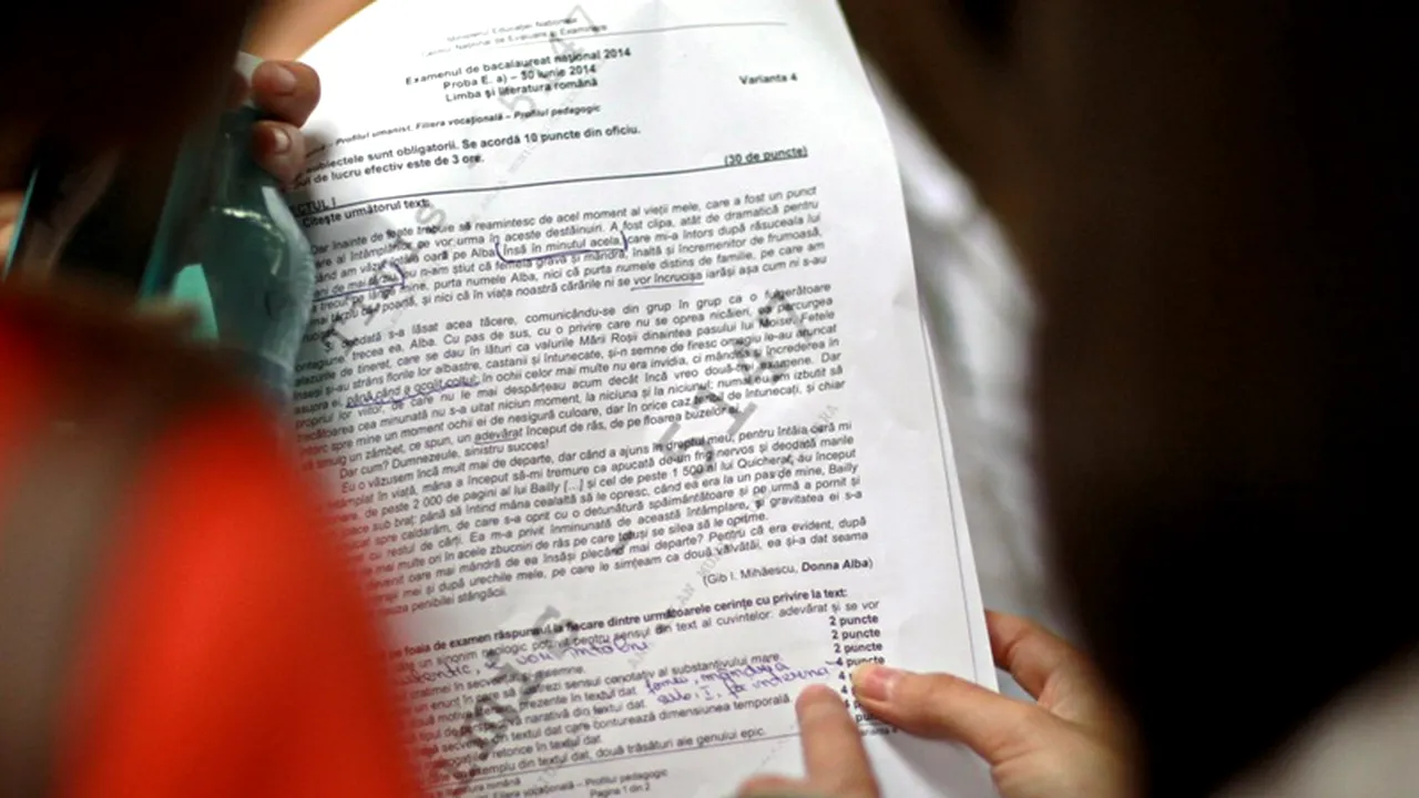 Subiecte Bacalaureat 2014 Română, pe Edu.ro. Ce subiecte au primit azi de absolvenții de clasa a XII-a