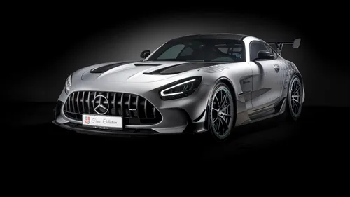 Un Mercedes-Benz AMG GT Black Series produs anul curent, cea mai recentă achiziție auto efectuată de Ion Țiriac pentru colecția sa