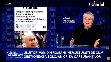 Ion Cristoiu reacționează la criza carburanților: „Nu există o problemă fără reacție populară. De ce nu vin să blocheze cu mașinile?”