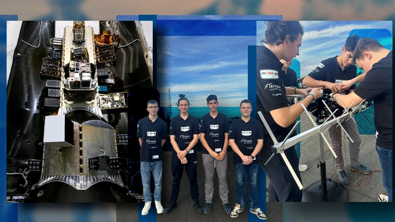 ROM-3, al doilea SATELIT românesc construit de elevi, a ajuns pe orbită și este operațional