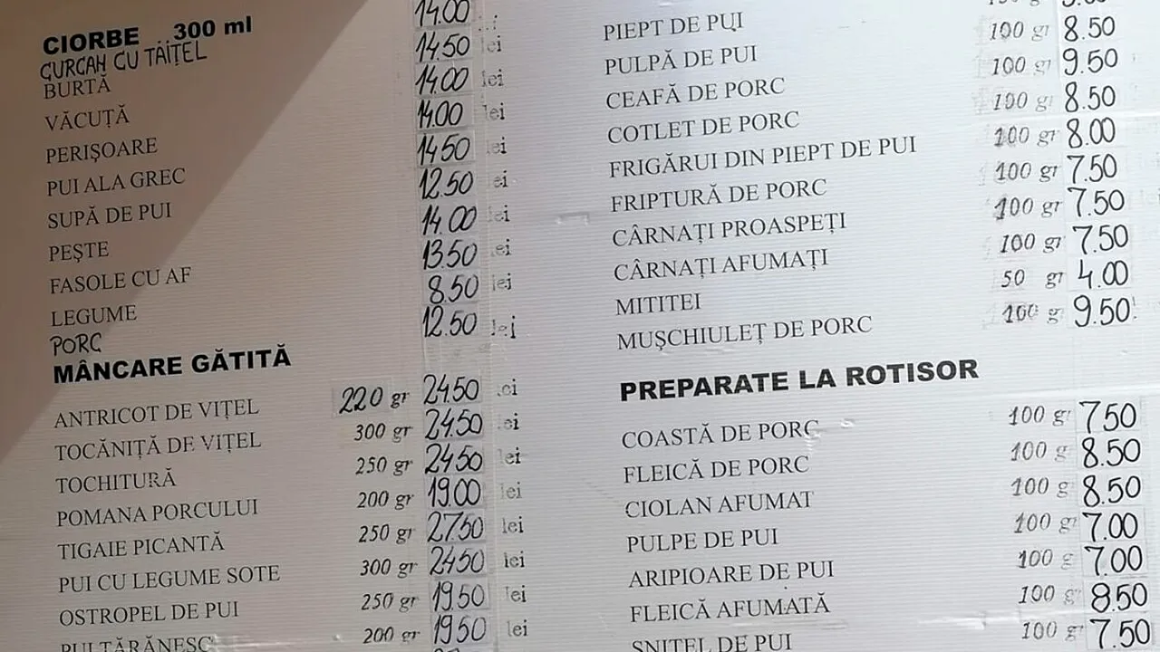 Nu este o eroare! Câți lei costă un șnițel de pui cu piure de cartofi la „împinge tava” în Costinești