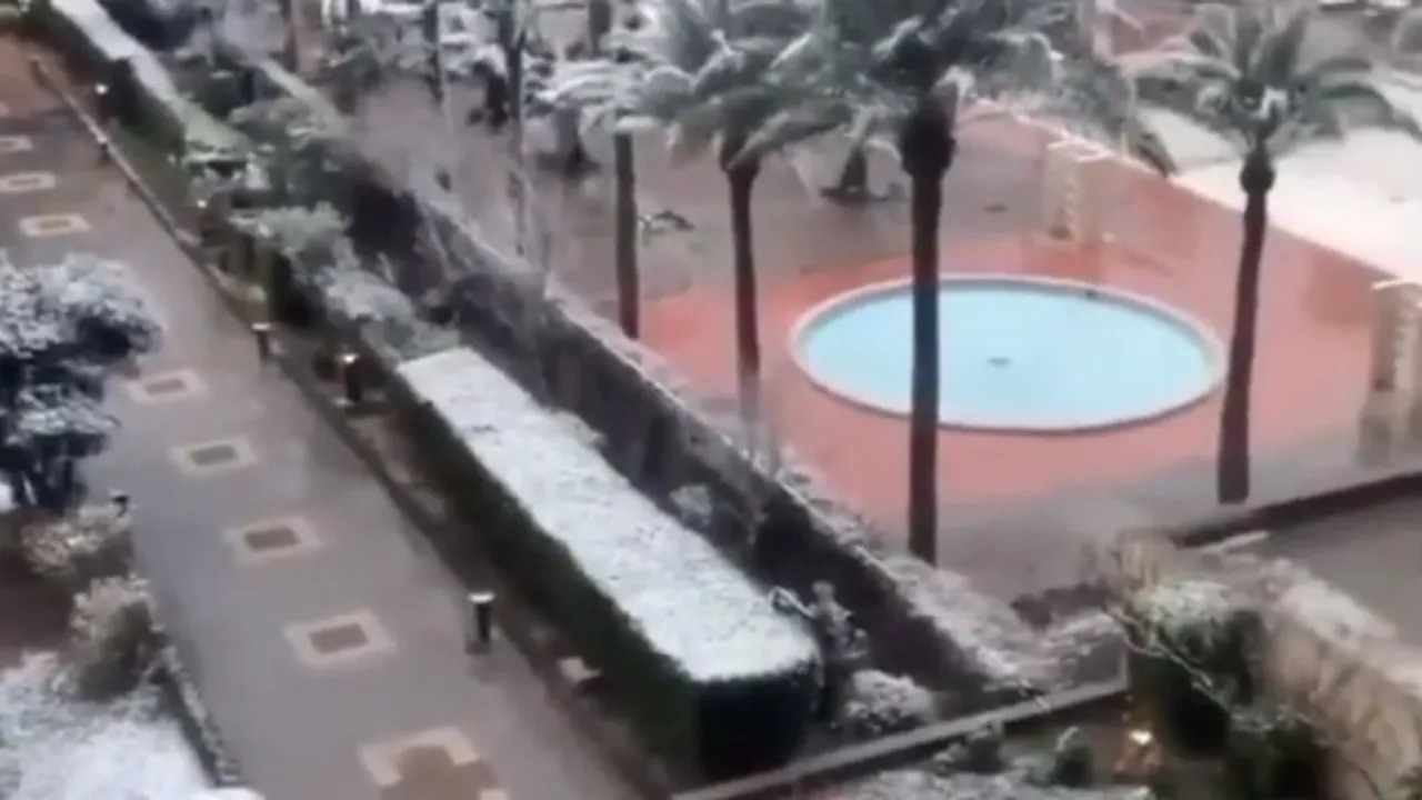 FOTO/ VIDEO Ninge în plin deșert! Bagdadul, acoperit de zăpadă pentru a doua oară în ultimul secol