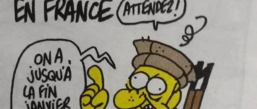 Ultimul desen al șefului publicației Charlie Hebdo, premonitoriu. Ce mesaj trimitea înainte de a fi ucis