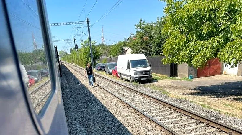 Imaginile groazei! Un bărbat a fost ucis de trenul care circula de la București la Constanța