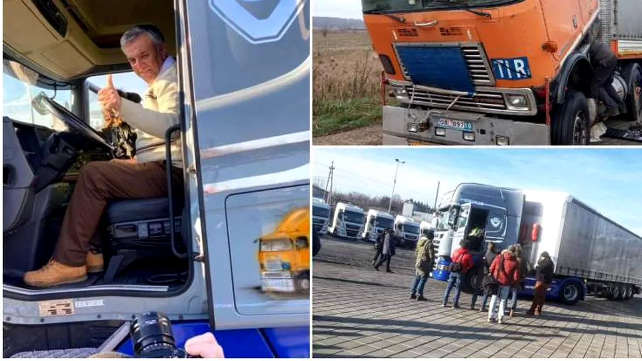Sute de șoferi au strâns bani și i-au cumpărat un camion nou unui coleg al cărui TIR s-a defectat - FOTO