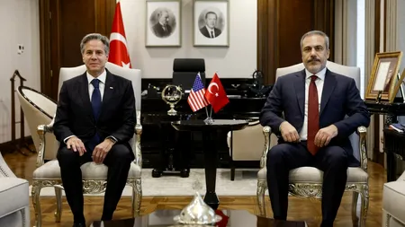 Antony Blinken a discutat, la Ankara, despre soluții de ”pace durabilă” între israelieni și palestinieni