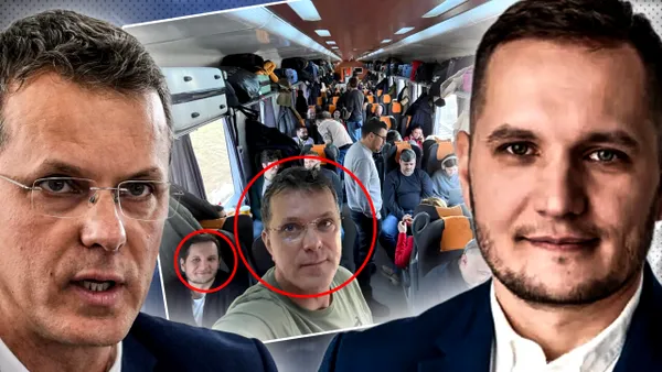 Vagonul „eminenților”. Ionuț Moșteanu și-a luat câțiva useriști și a plecat la Sibiu. Cine îl însoțește pe fostul ministru al Apărării