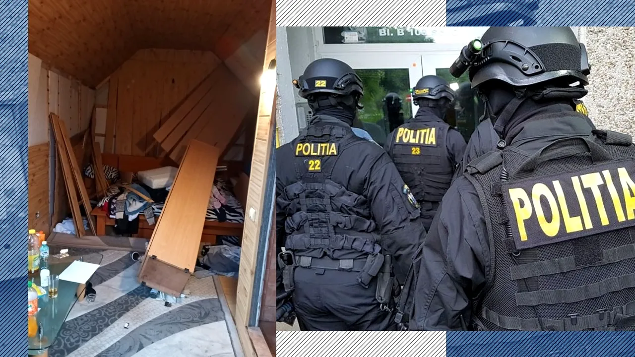 Anchetatorii au devastat casele hoților care au furat pistolul fostului ofițer SRI din Voluntari. Le-au dărâmat pereții și le-au scos dușumelele