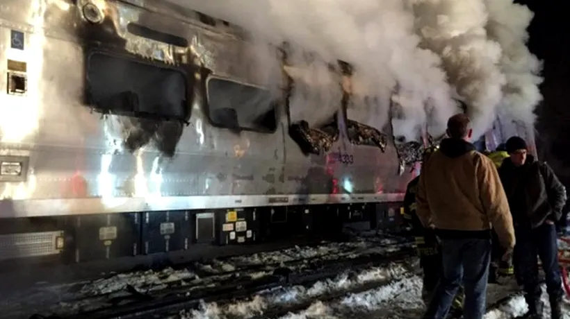Un tren a lovit o mașină la New York. Accidentul s-a soldat cu cel puțin șase morți și 12 răniți