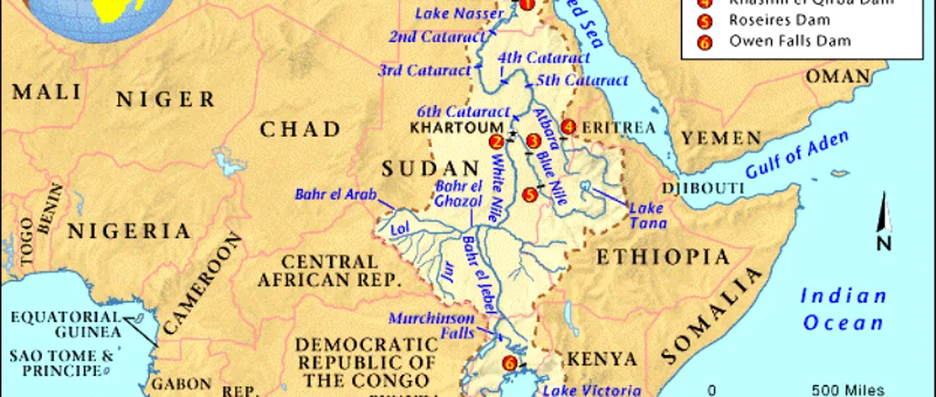 DOCUMENTE WIKILEAKS. Egipt și Sudan se pregăteau de război, din cauza fluviului Nil
