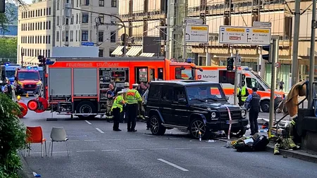 Un individ a lovit intenționat cu mașina un grup de pietoni, în GERMANIA /Mai multe persoane au fost rănite