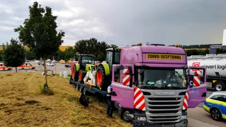 Un șofer român de TIR a lovit 8 mașini și a rănit 6 persoane, într-o parcare din Germania, apoi și-a amenințat un coleg cu o furculiță și i-a agresat pe polițiști