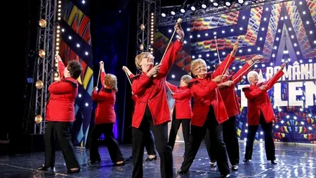 ROMÂNII AU TALENT. Bunicuțele majorete care au convins juriul că merită să meargă mai departe în show
