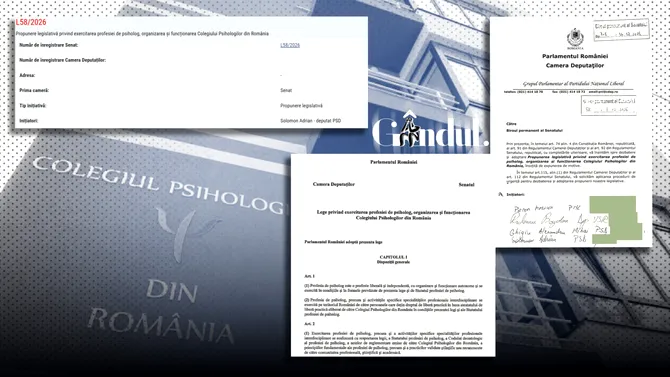Cine a „întors” Parlamentul împotriva psihologilor. Reforma breslei, blocată de o campanie coordonată de dezinformare. Personajul cheie este o psiholoagă condamnată penal pentru fals în acte medicale