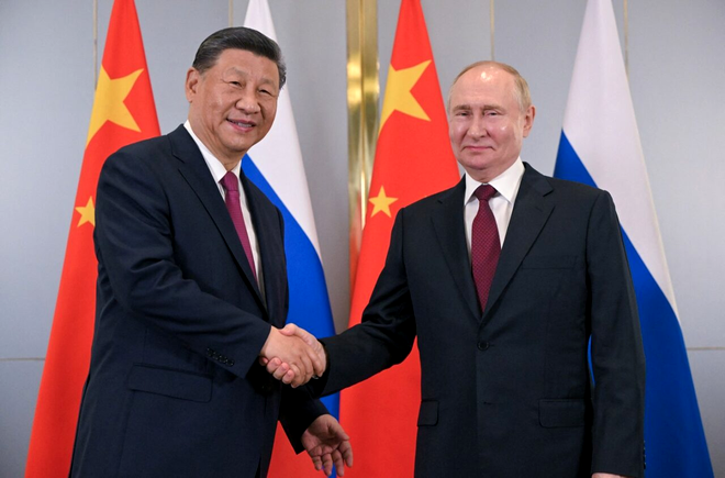 Xi Jinping, președintele Chinei, și Vladimir Putin - Profimedia 