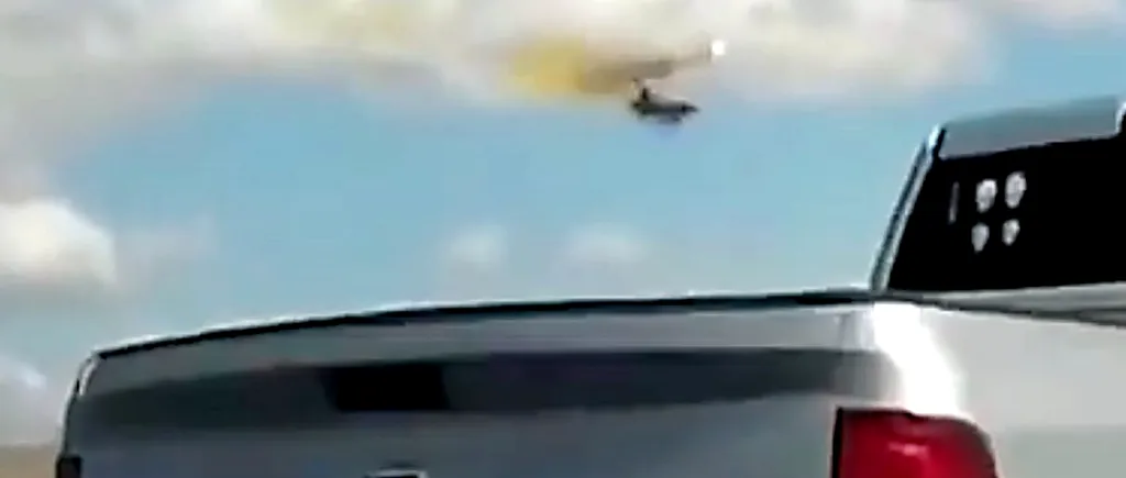 Privește: Momentul când un pilot s-a catapultat, cu puțin timp înainte ca avionul F-16 pe care îl pilota să se prăbușească -VIDEO