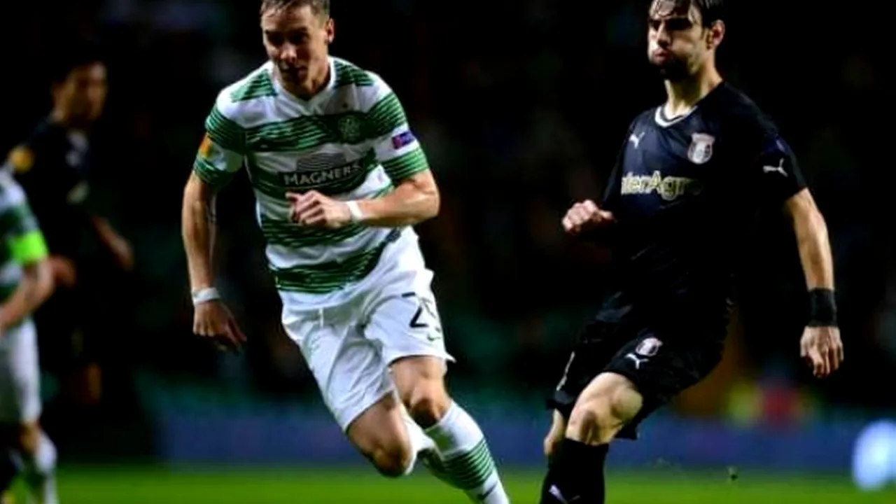 Astra - Celtic Glasgow. Meciul care poate aduce primele puncte pentru Astra în Europa League, LIVE de la ora 20:00