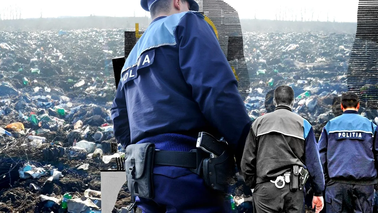 FOTO-VIDEO|Percheziții la mafia deșeurilor. Mai multe persoane au introdus în România 1.500 de tone de gunoaie sub pretextul reciclării