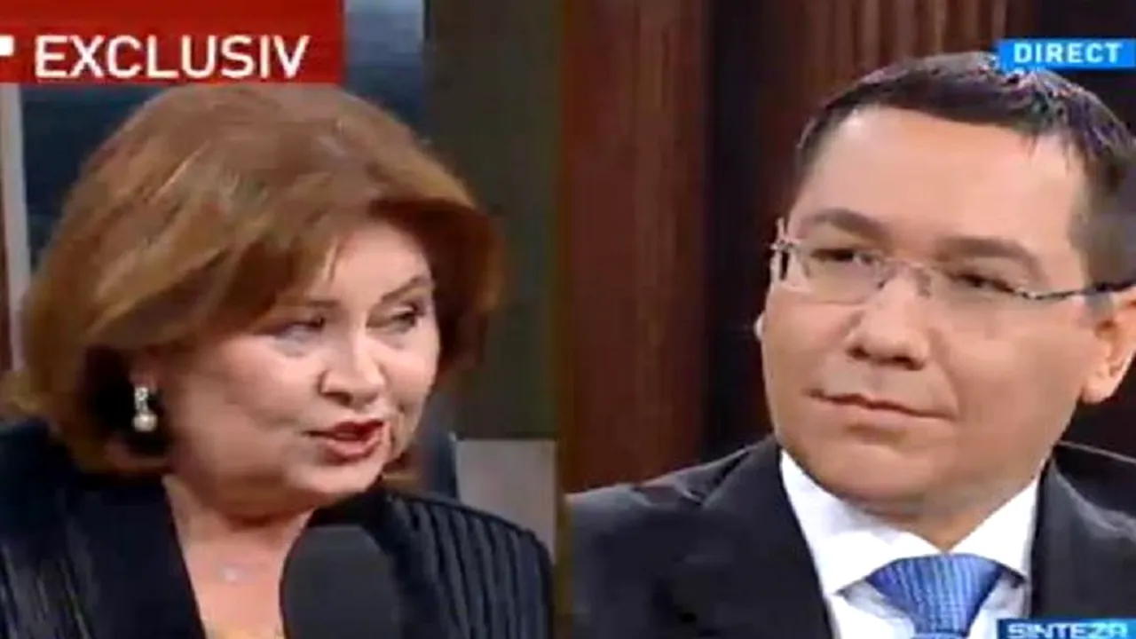 NOAPTEA LIMBILOR LUNGI. Florina Cercel, odă conducătorului, la Antena3: „Domnule Ponta, m-am simțit brusc bine când am dat mâna. Sunt senzitivă și simt aura oamenilor. Ferice de mama care v-a născut!