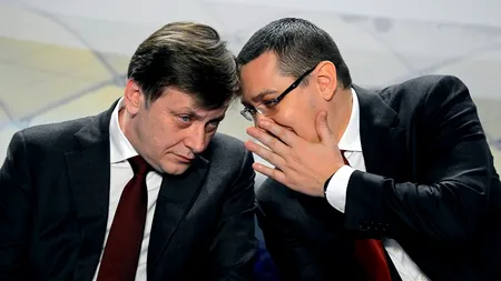 Prima întâlnire Ponta - Antonescu din 2014, pentru „mediere în USL