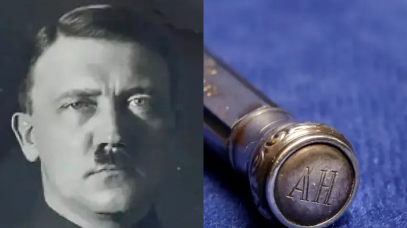 Creion de ARGINT al lui Adolf Hitler, vândut la licitație. A fost un cadou de la Eva Braun