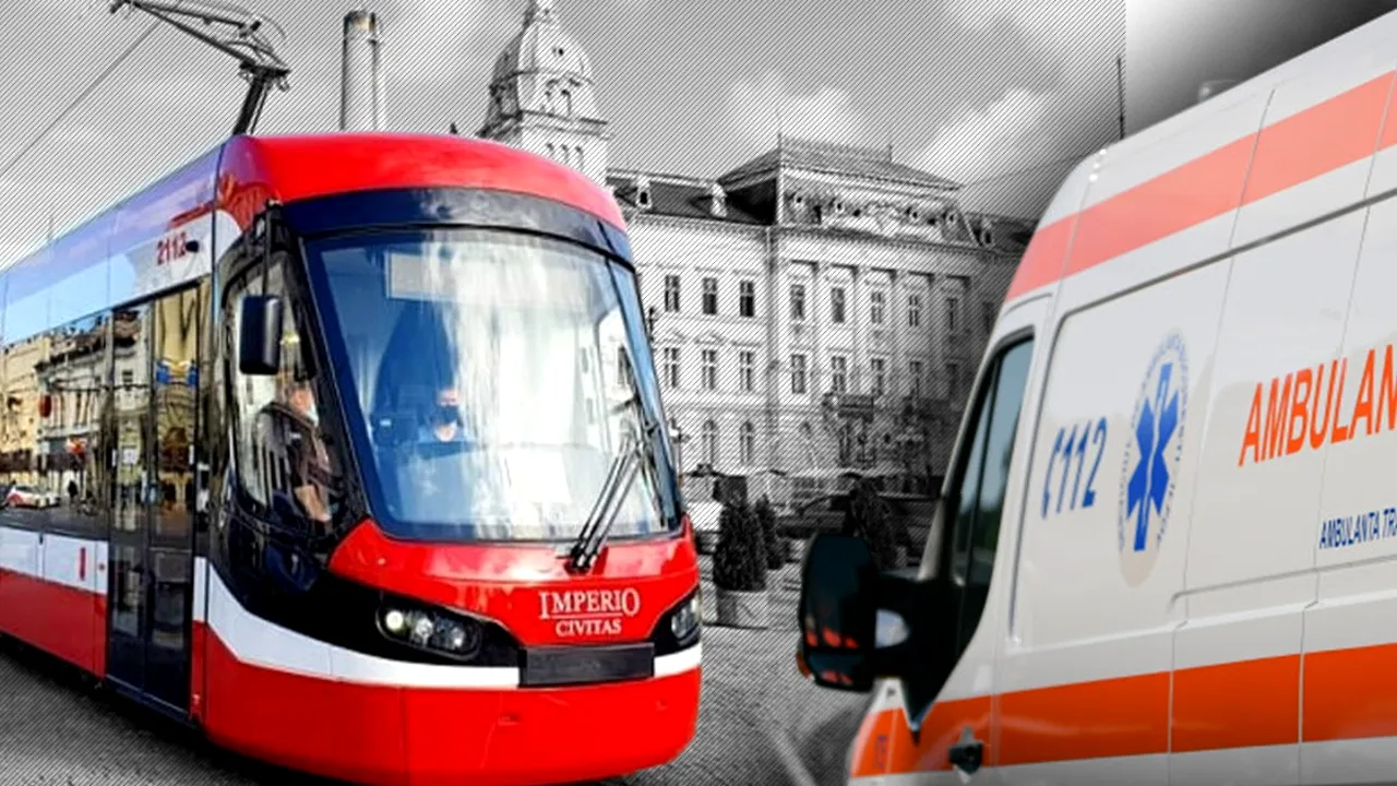 O femeie din Arad a MURIT după ce a fost târâtă de tramvai. Aceasta încerca să coboare cu căruciorul în care se afla fata ei cu dizabilități