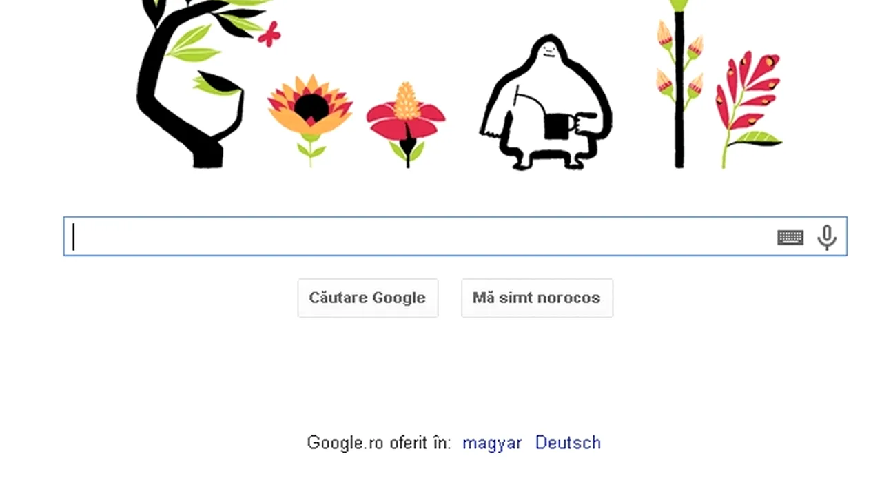 ECHINOCȚIUL DE PRIMĂVARĂ. Google Doodle cu ocazia evenimentului