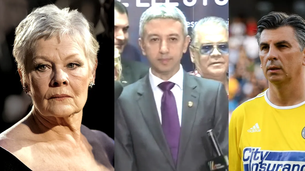 9 DECEMBRIE, calendarul zilei: Judi Dench împlinește 90 de ani, Dan Diaconescu 57, Ionuț Lupescu 56