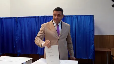 George Simion, primul la vot. „Am votat știind că votul meu contează, ca să nu fie batjocorită DEMOCRAȚIA”