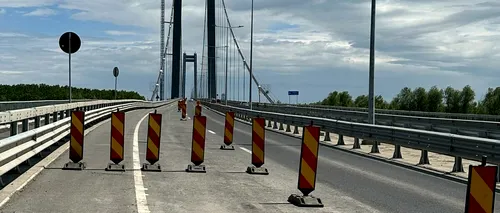Podul de la Brăila intră în refacere. Anunțul CNAIR