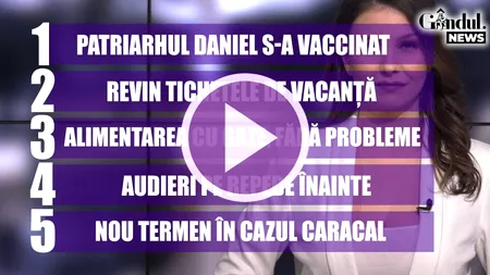 GÂNDUL NEWS. Patriarhul Bisericii Ortodoxe Române, Daniel, s-a vaccinat împotriva COVID
