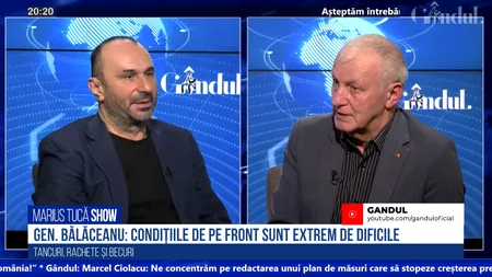 VIDEO | Gen. (R) Virgil Bălăceanu: „Condițiile de pe front sunt extrem de dificile. Ucrainenii s-au adaptat foarte bine”