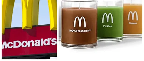 McDonald’s vinde lumânări parfumate, cu miros de carne de vită, ketchup sau ceapă