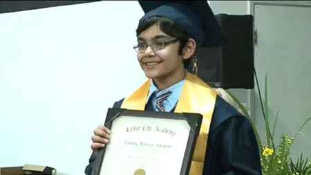 A terminat liceul la 10 ani și vrea să devină cel mai puternic om din lume