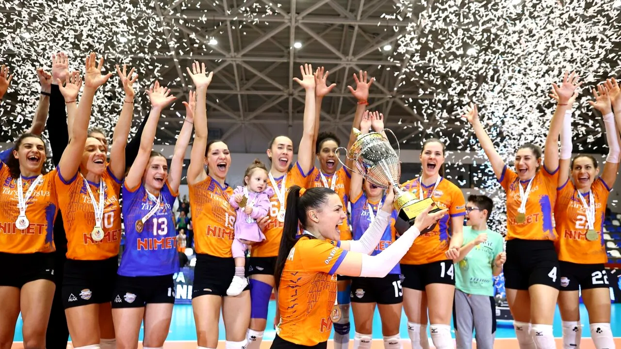 CSM Târgovişte a câştigat Cupa României la volei feminin. Meci dramatic cu Rapid Bucureşti