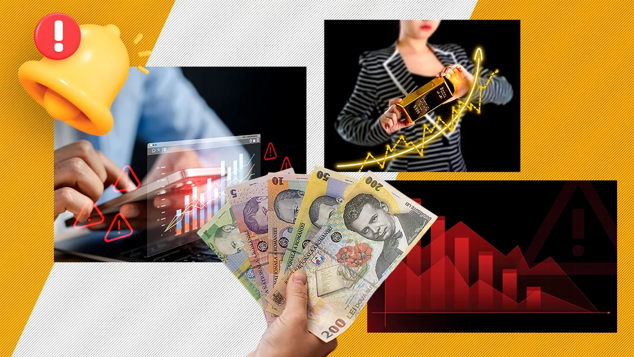 Prețul aurului a înregistrat un record istoric, în timp ce LEUL câștigă teren în fața dolarului și euro. BNR anunță și o veste proastă
