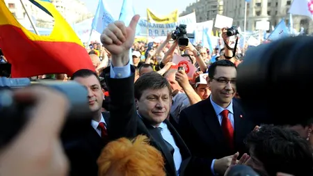 Președintele interimar Crin Antonescu la Timișoara: 