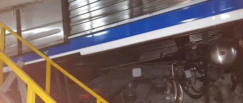 Metroul „zburător este în continuare suspendat în depoul din Berceni, la cinci luni de la accident 