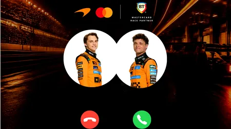 Un quiz cu 7 întrebări poate transforma pasiunea pentru McLaren într-o experiență pe care puțini fani o pot trăi: un apel video exclusiv cu unul dintre piloții echipei. Banca Transilvania îi provoacă pe fanii McLaren Mastercard Formula 1 să-și testeze cunoștințele până pe 31 octombrie (P)