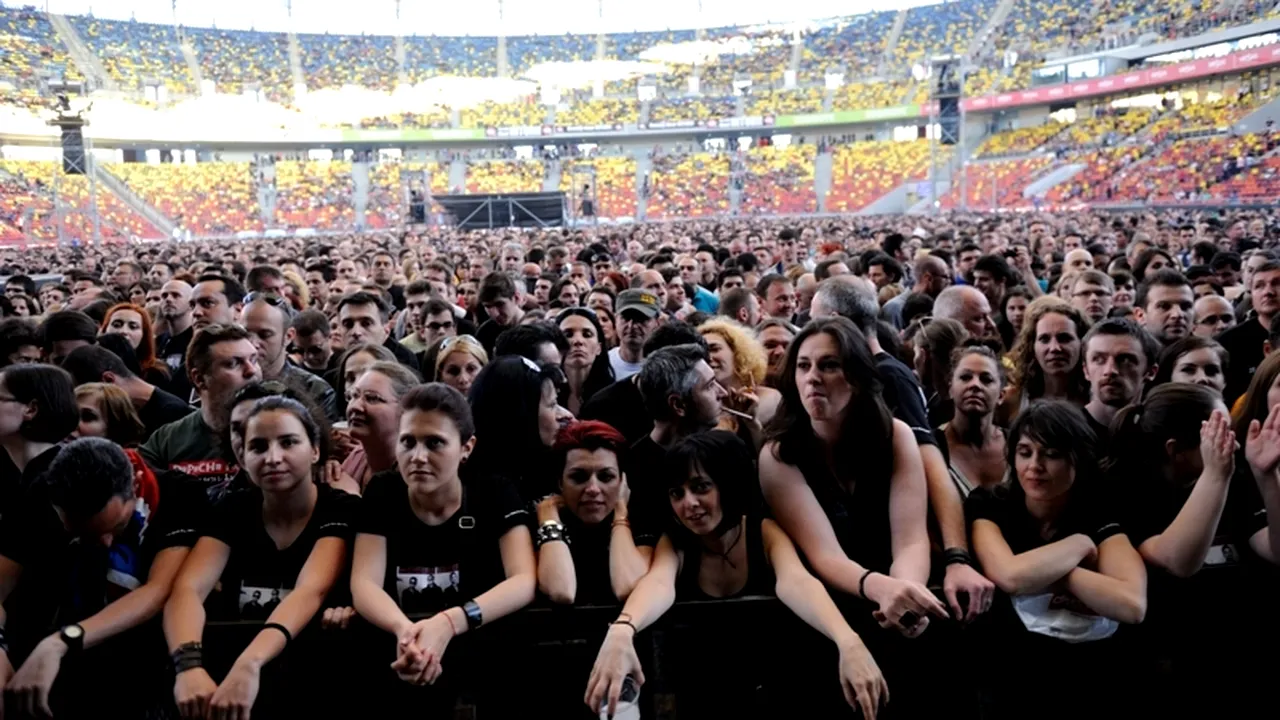 Colectare selectivă la concerte: peste 2 tone de plastic și hârtie, strânse la show-ul Depeche Mode